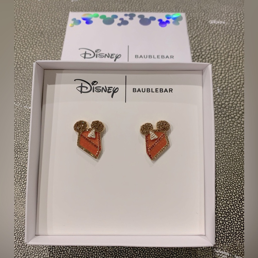 Disney x BaubleBar Pumpkin Pie Mickey Mouse Earrings
